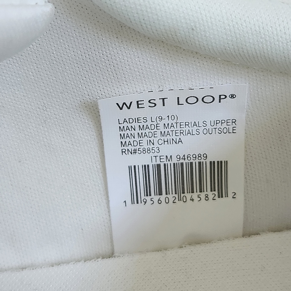 West Loop Whitr/Glittery Snakeskin Patterned Sneakers - Picture 4 of 10